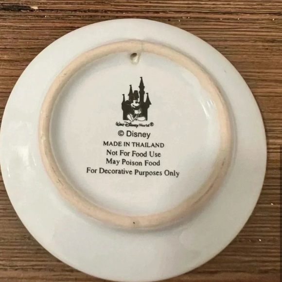 Walt Disney World Mini
Souvenir Collector
Plates Tinkerbell / Cinderella Castle - Picture 3 of 4